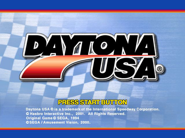 Daytona USA Title Screen